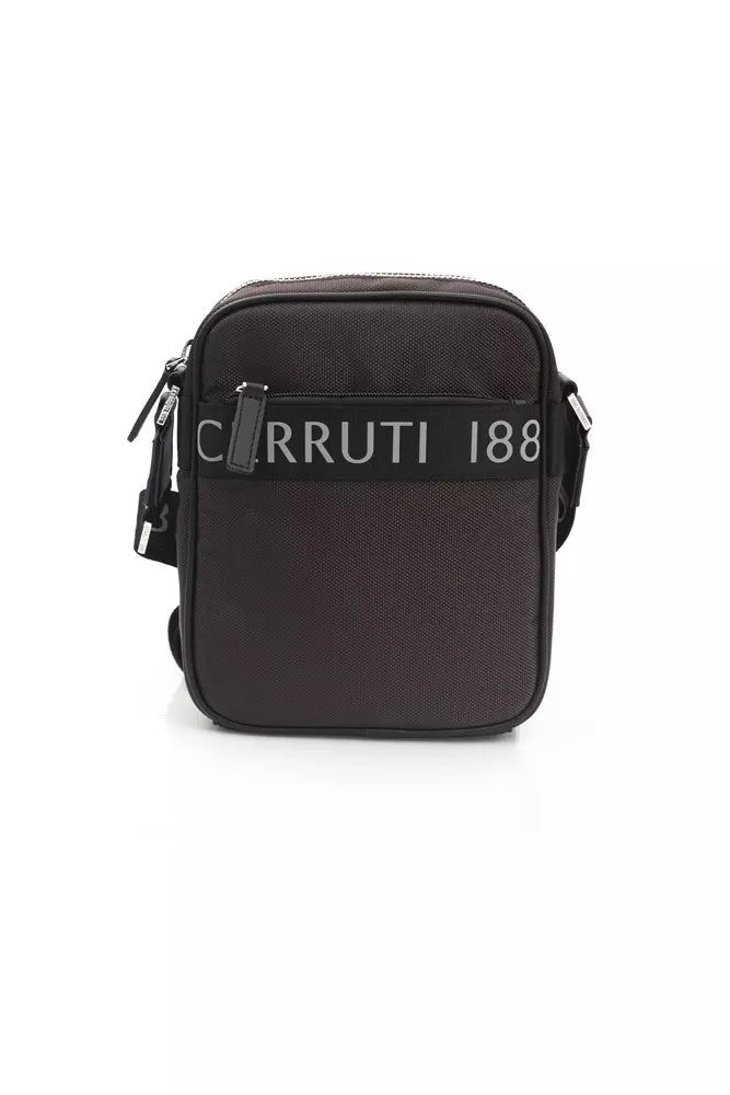 Cerruti 1881 Brown Leather Men Messenger Bag