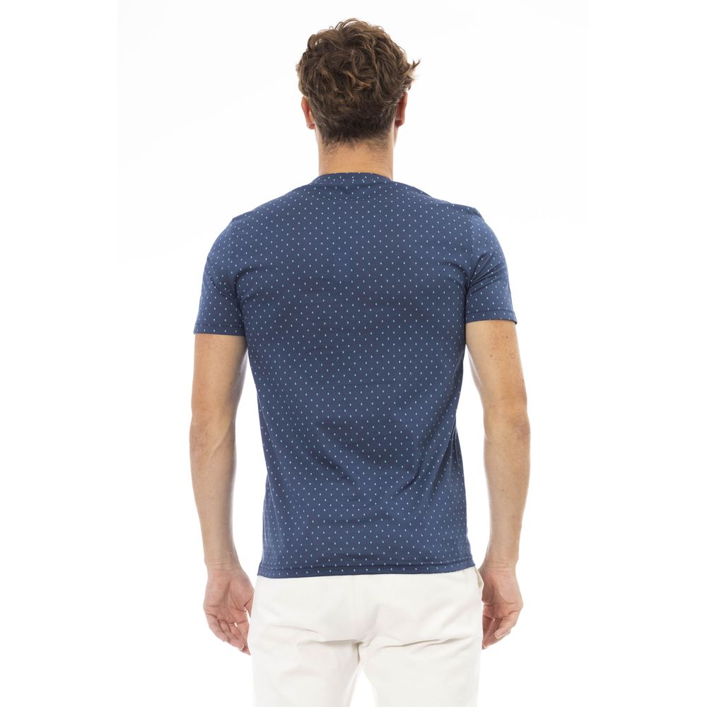 Baldinini Trend Blue Cotton Men's T-Shirt