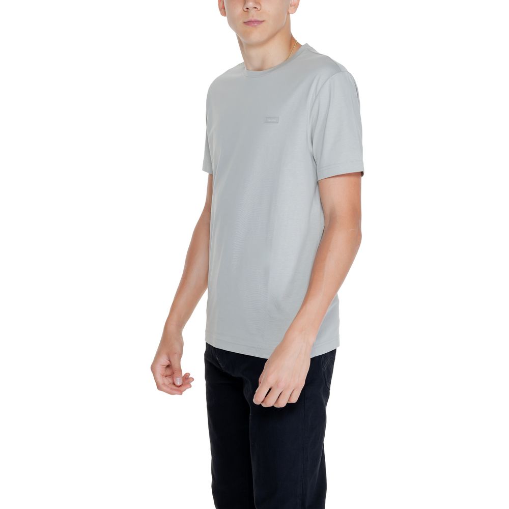 Calvin Klein Gray Cotton T-Shirt