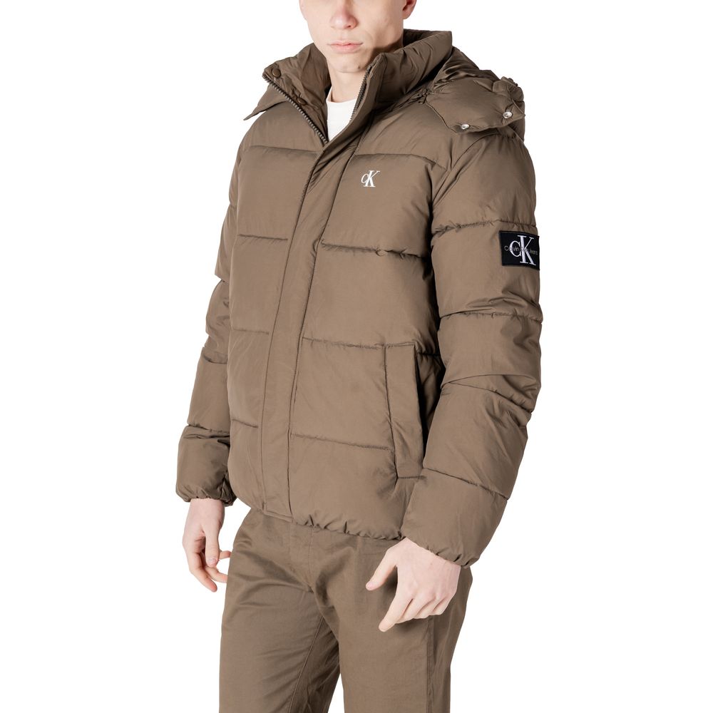 Calvin Klein Jeans Gray Polyamide Jacket