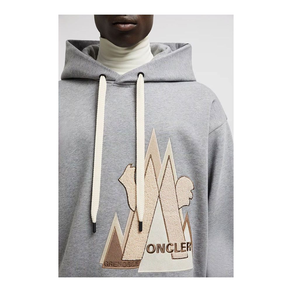 Moncler Gray Cotton Sweater