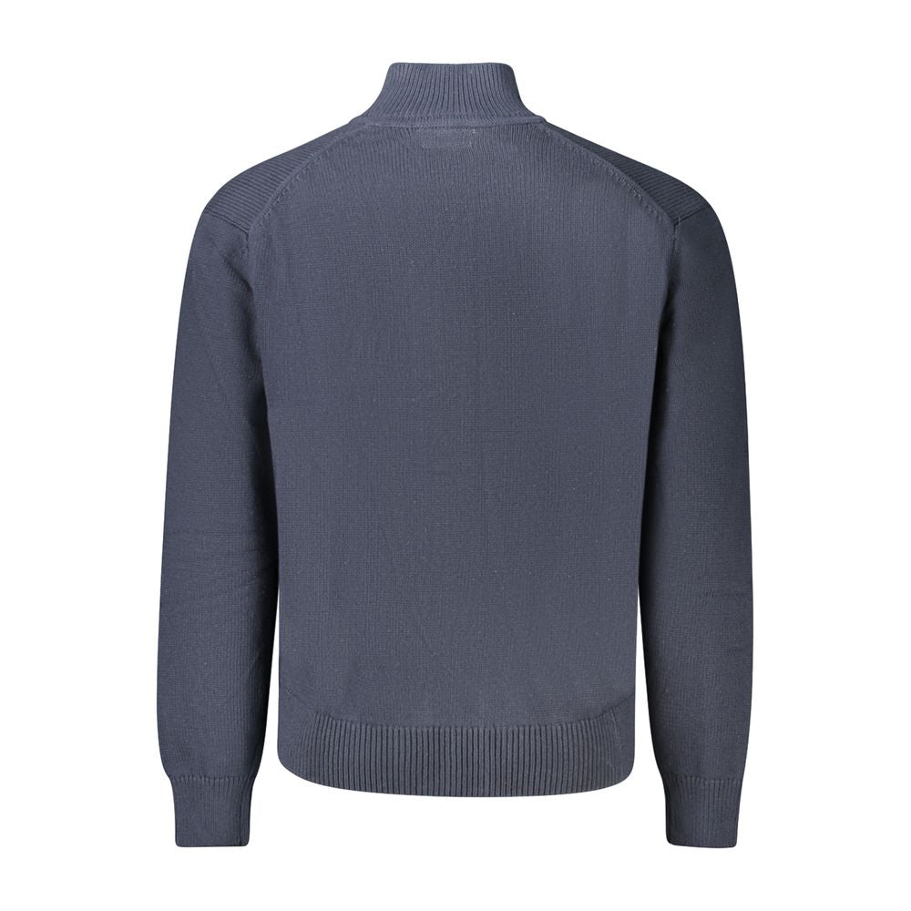 Guess Jeans Blue Cotton Men Sweater
