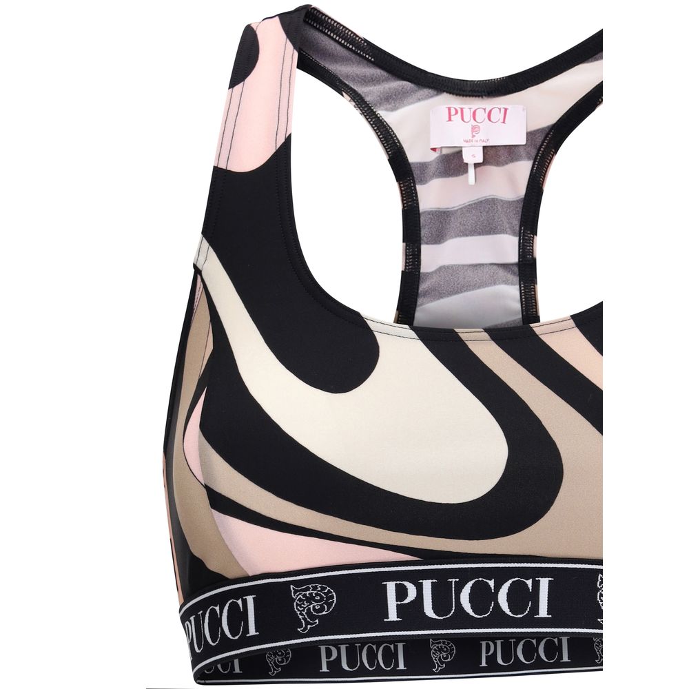 Emilio Pucci Marble print sports Top