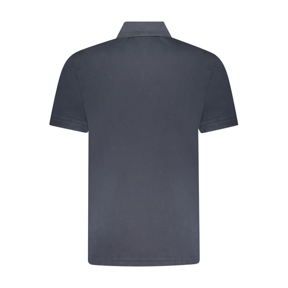 Hugo Boss Blue Cotton Polo Shirt