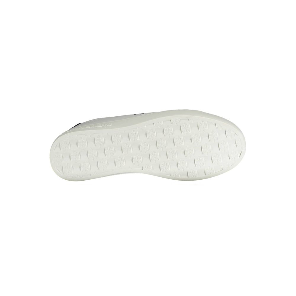 Calvin Klein White Recycled Polyester Men Sneaker
