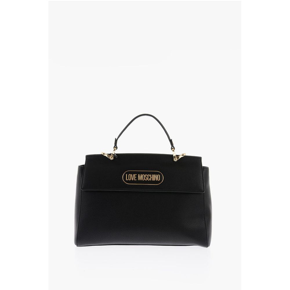 Moschino LOVE removable shoulder strap faux leather bag