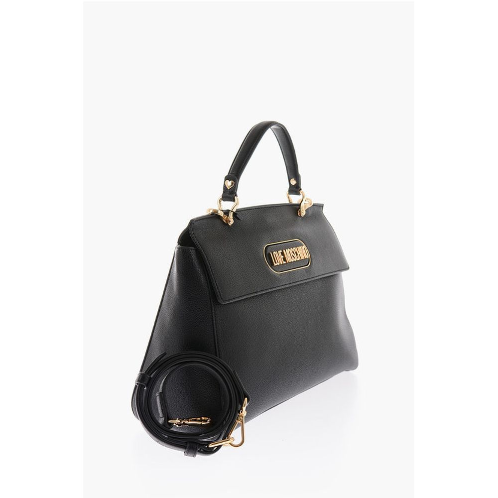 Moschino LOVE removable shoulder strap faux leather bag