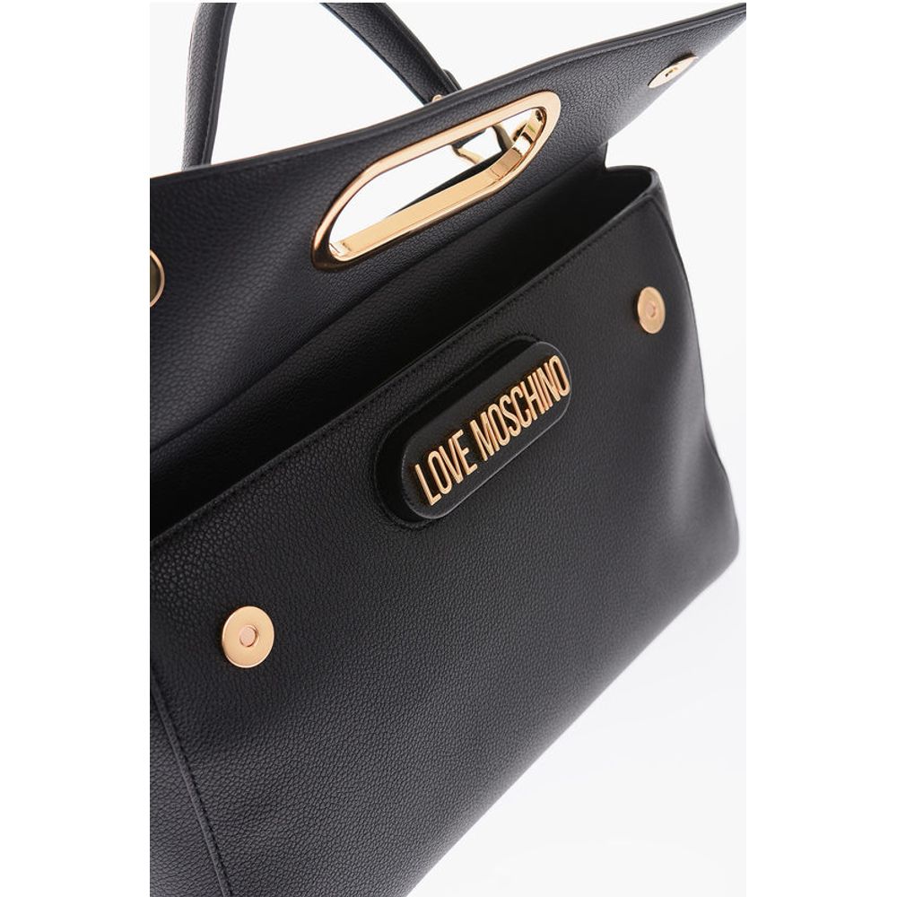 Moschino LOVE removable shoulder strap faux leather bag