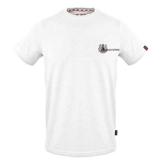 Aquascutum White Cotton Men's T-Shirt