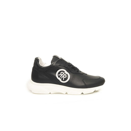 Cerruti 1881 Blue Cowhide Men Sneaker