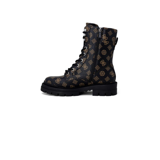 Guess Brown Artificial Leather Boot