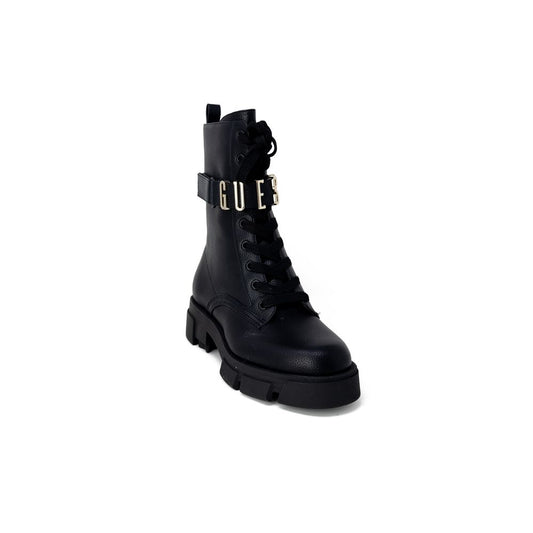 Guess Black Artificial Leather Boot