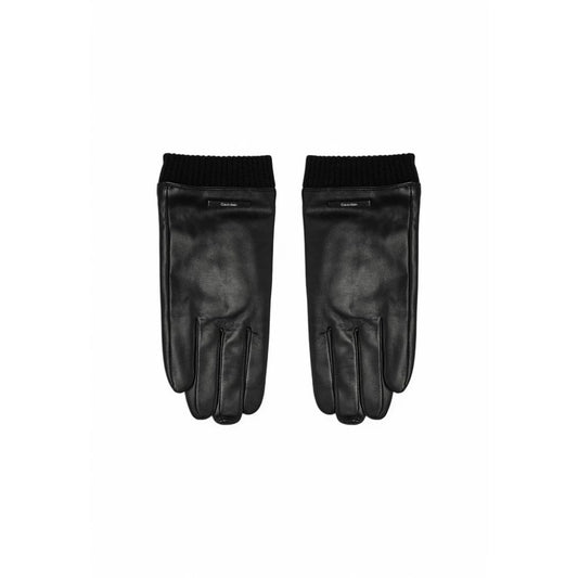 Calvin Klein Black Leather Glove