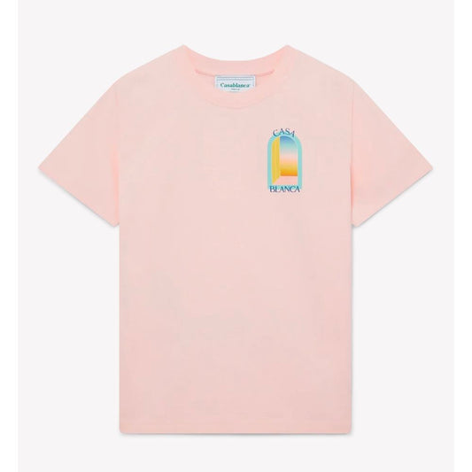 Casablanca Pink Cotton Men T-Shirt