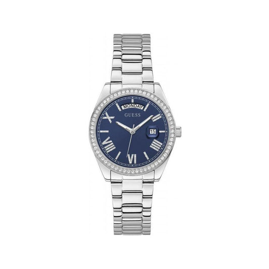 Guess Gray Stainless Steel Stainless Steel Watch