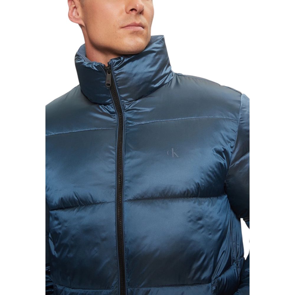 Calvin Klein Jeans Blue Recycled Polyamide Jacket
