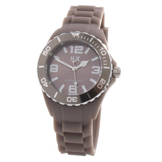 Haurex Brown Rubber Watch