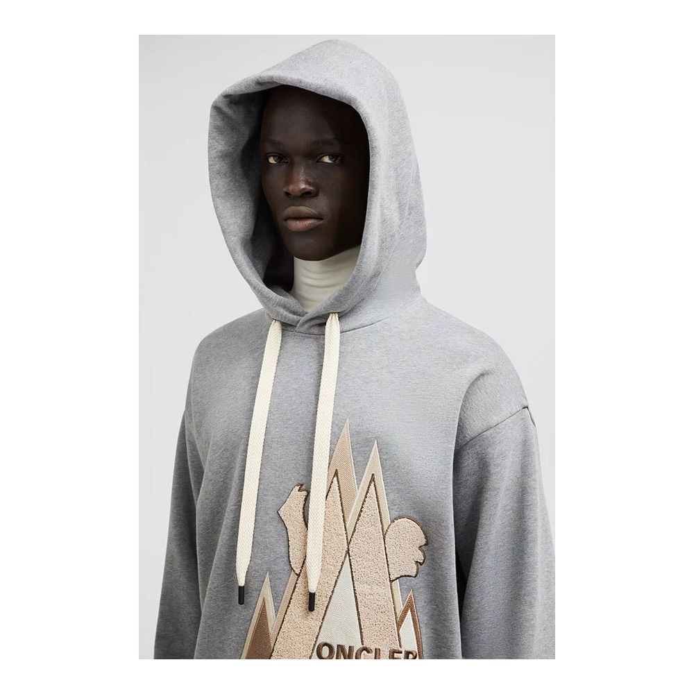 Moncler Gray Cotton Sweater