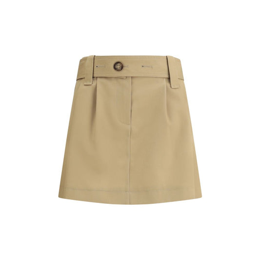 Moncler Cotton gabardine Miniskirt