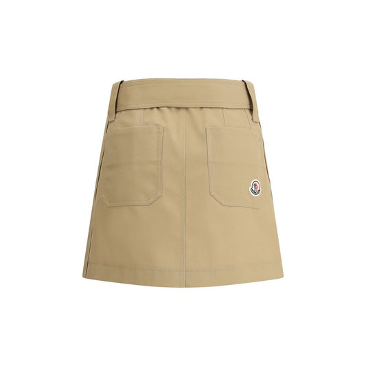 Moncler Cotton gabardine Miniskirt
