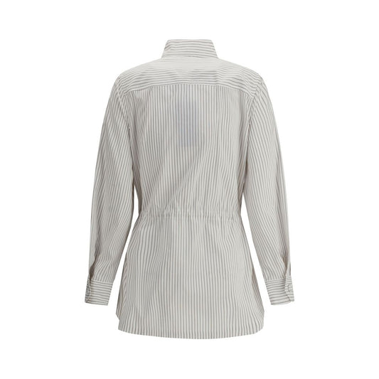 Fendi Striped Shirt Jacket