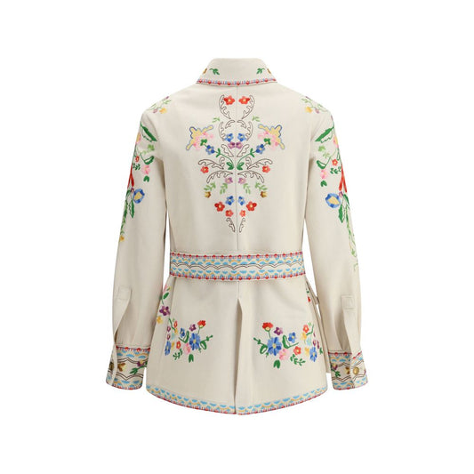 Valentino Embroidered Denim Jacket