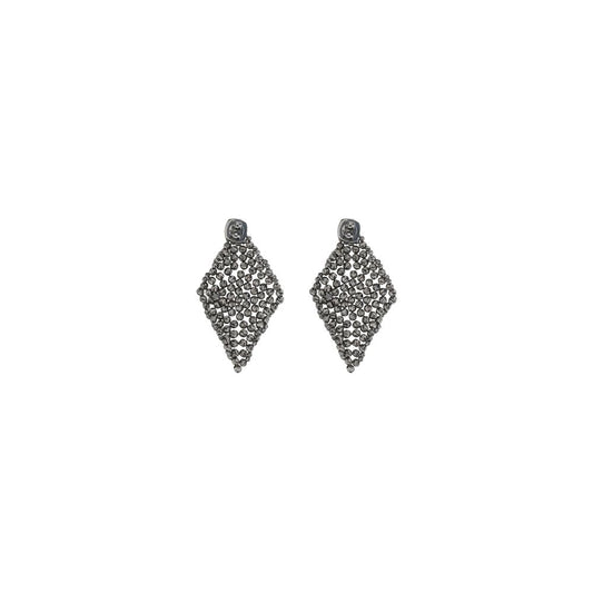 Brunello Cucinelli Faceted silver Earrings