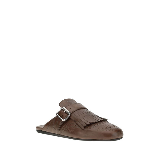 Prada Leather Mules