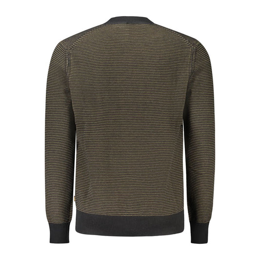 Hugo Boss Black Cotton Men Sweater