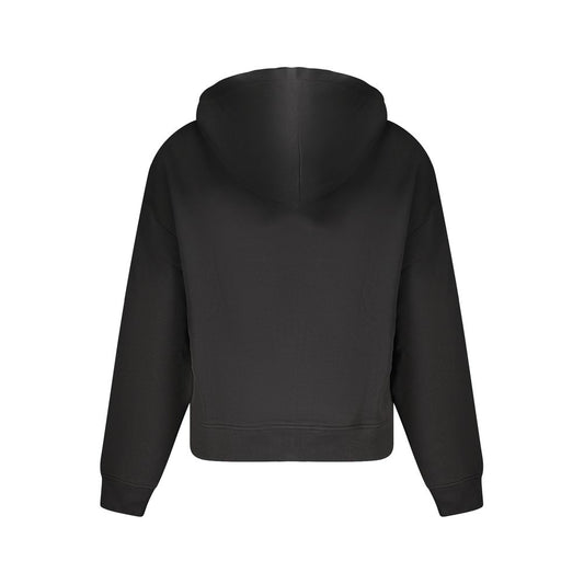 Tommy Hilfiger Black Cotton Women Hoodie