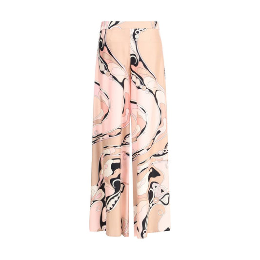 Emilio Pucci Orchid print silk Pants