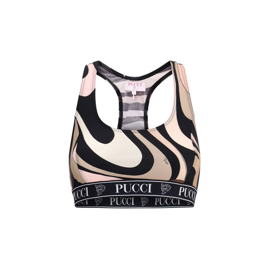 Emilio Pucci Marble print sports Top