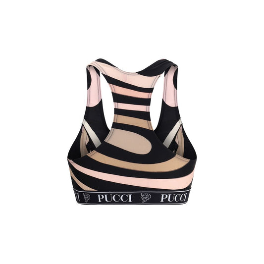 Emilio Pucci Marble print sports Top