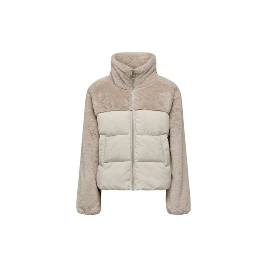 Only Beige Polyester Jackets & Coat