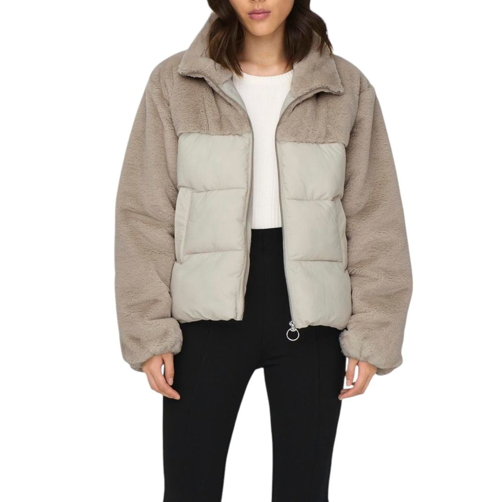 Only Beige Polyester Jackets & Coat