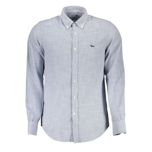 Harmont & Blaine Blue Cotton Men Shirt
