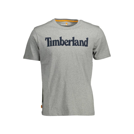 Timberland Brown Organic Cotton Men T-Shirt