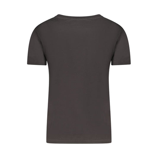 Calvin Klein Black Cotton Women T-Shirt
