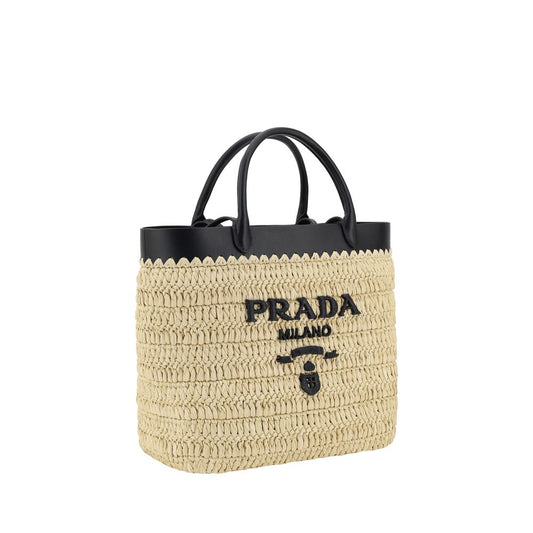 Prada Woven raffia Tote Bag