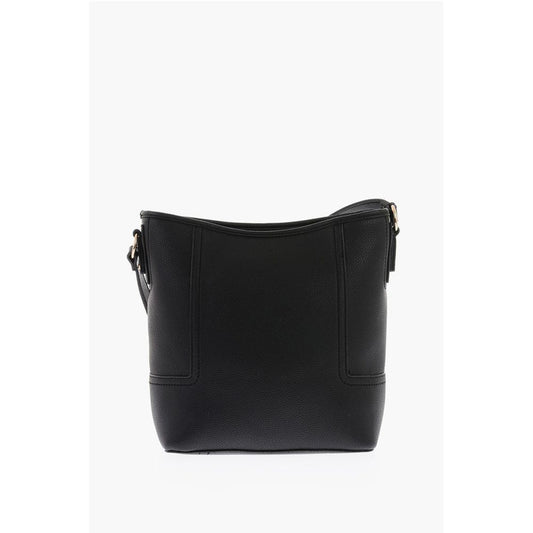 Moschino LOVE Texture Faux Leather Tote Bag with Embossed Logo